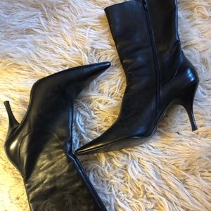 Black Calf Boots
